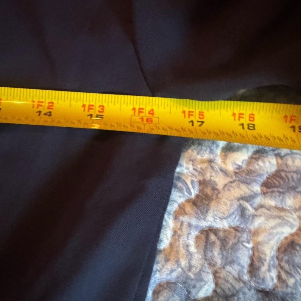 Classic navy Jumpsuit with belt and pockets - Picture 4 of 8